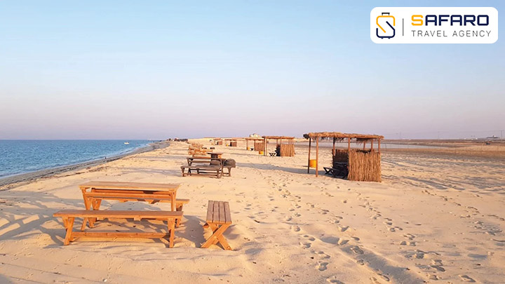 ساحل غاریه (Al Ghariya Beach) - شاطئ الغارية